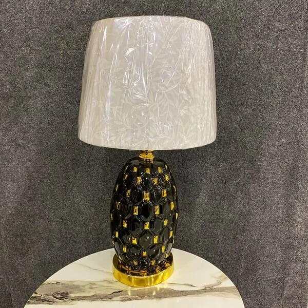 Luxury Black & Gold Table Lamp