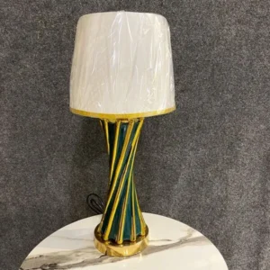 Luxury Gold & Green Table Lamp